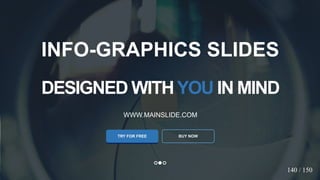 w w w . D o m a i n . c o m Page 205
www.MainSlide.com
© All Rights Reserved.
Confidential
DESIGNED WITHYOU IN MIND
WWW.MAINSLIDE.COM
TRY FOR FREE
INFO-GRAPHICS SLIDES
BUY NOW
140 / 150
 