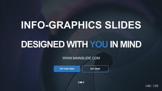 w w w . D o m a i n . c o m Page 63
www.MainSlide.com
© All Rights Reserved.
Confidential
DESIGNED WITHYOU IN MIND
WWW.MAINSLIDE.COM
TRY FOR FREE
INFO-GRAPHICS SLIDES
BUY NOW
140 / 150
 