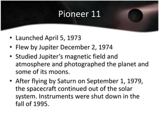 Protects the planet from the solar wind