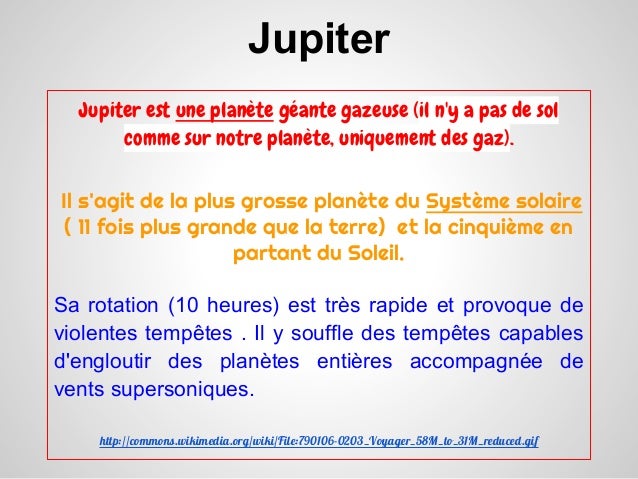 La Planète Jupiter