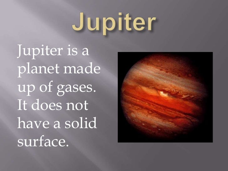 Jupiter Presentation
