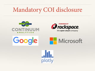 Mandatory COI disclosure
 