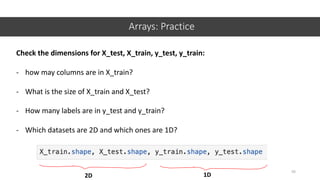 Jupyter machine learning crash course | PDF