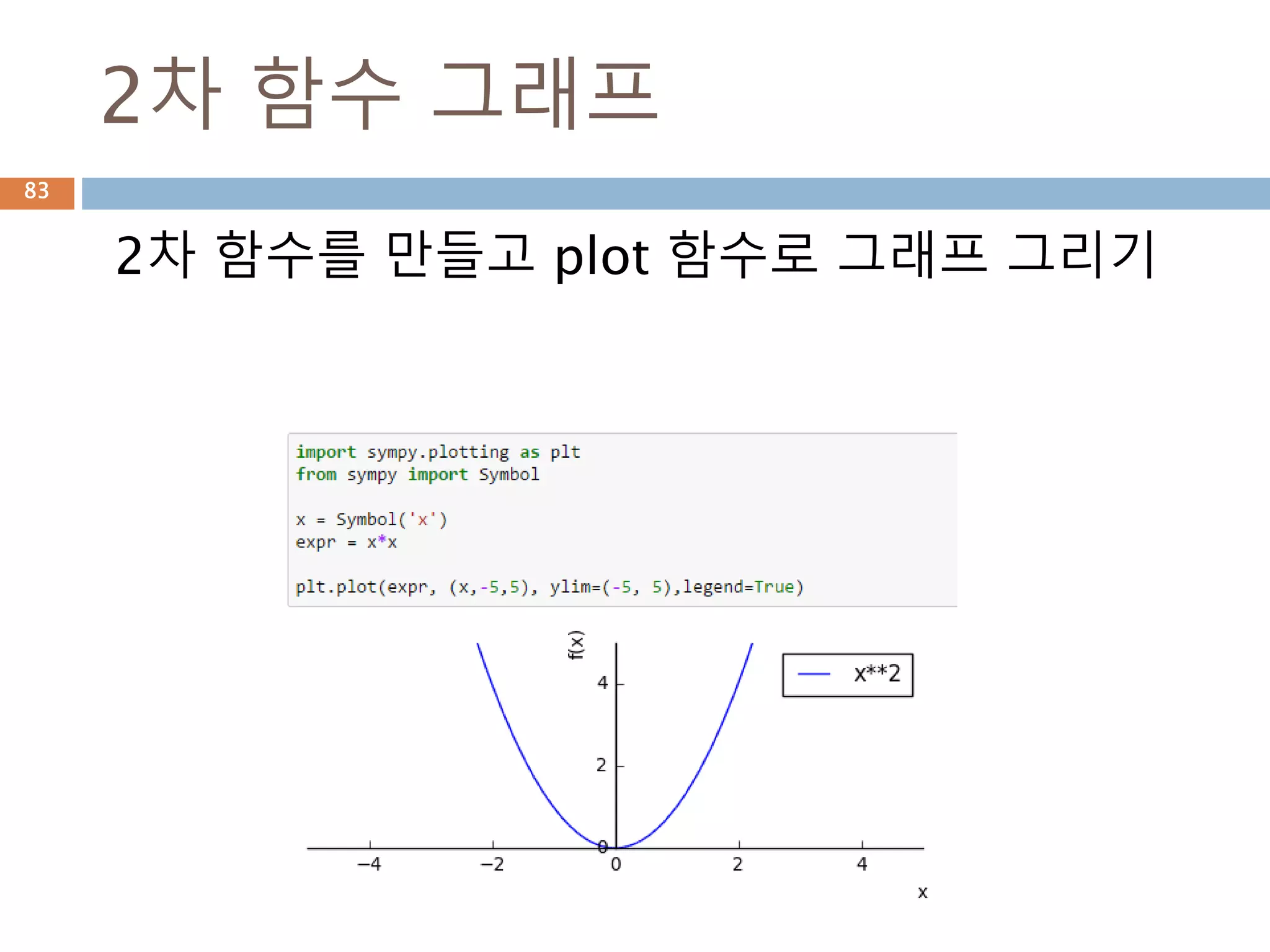 args_cnc 메소드
표현식 내에 가환 변수와 비가환 변수를 표시하
는 메소드(앞에는 가환, 뒤에는 비가환을 표시)
83
 
