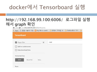 tensorboard
 