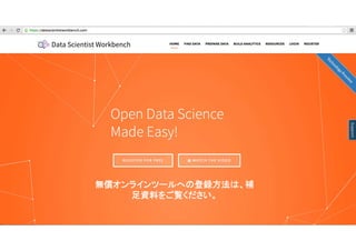 11
無償オンラインツールへの登録方法は、補
足資料をご覧ください。
 