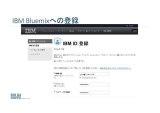 IBM Bluemixへの登録
 