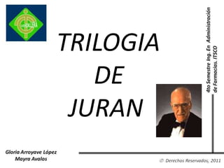 TRILOGIA  DE  JURAN 