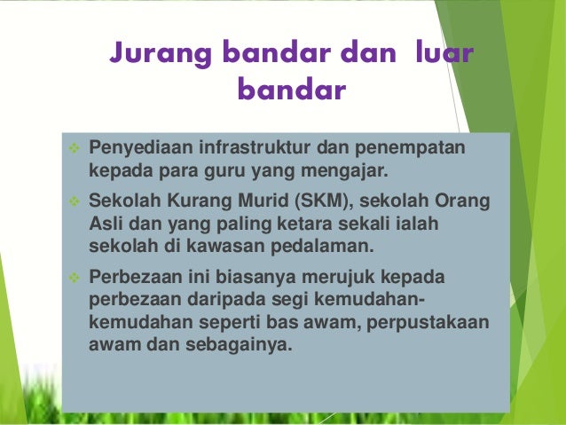 Jurang Pencapaian Matematik Murid Sekolah Rendah