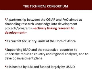 An overview of ILRI