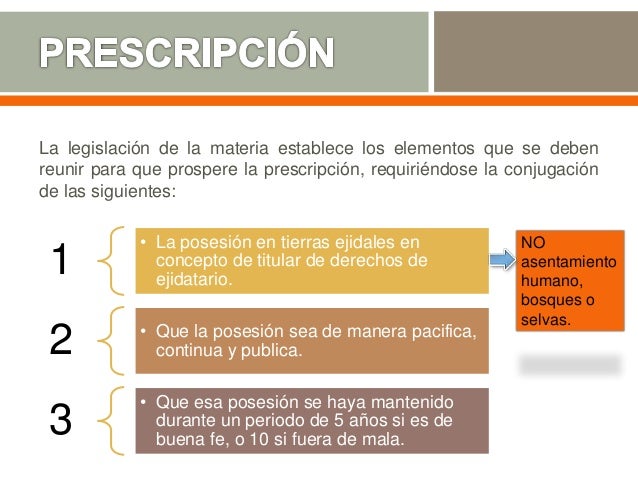 Machote De Prescripción Positiva En Materia Agraria