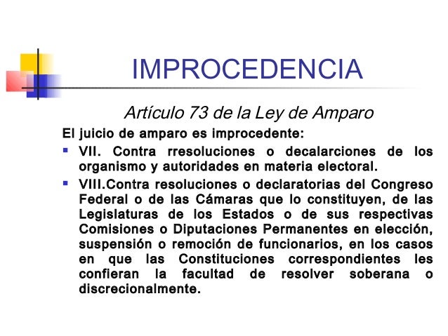 PRINCIPIOS RECTORES DEL JUICIO DE AMPARO