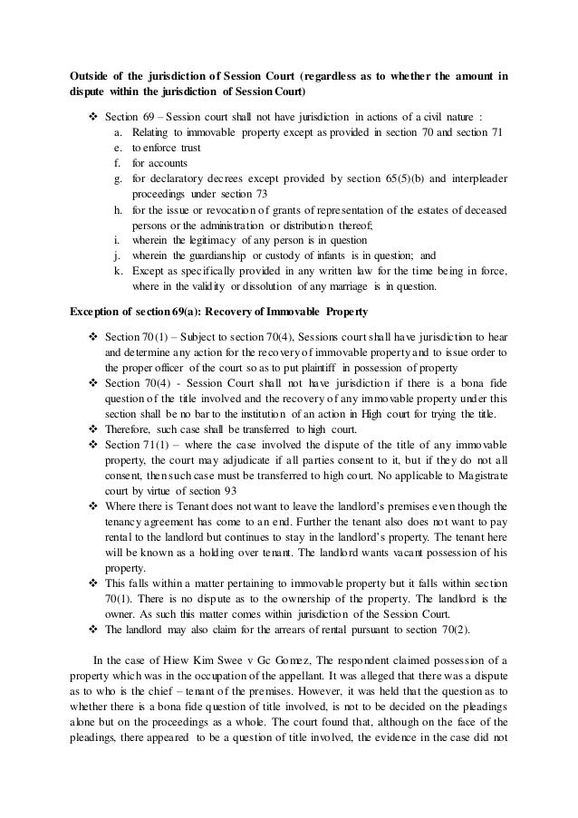 jurisdiction of court in malaysia