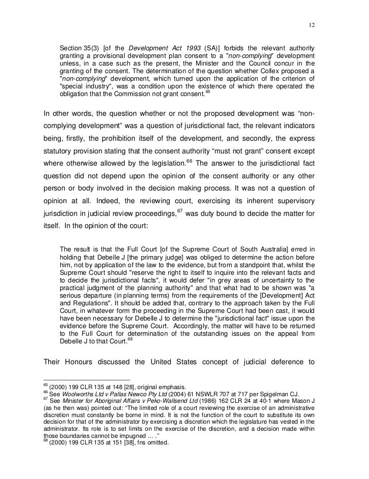 the jurisdictional fact doctrine in new south wales local governmen 12