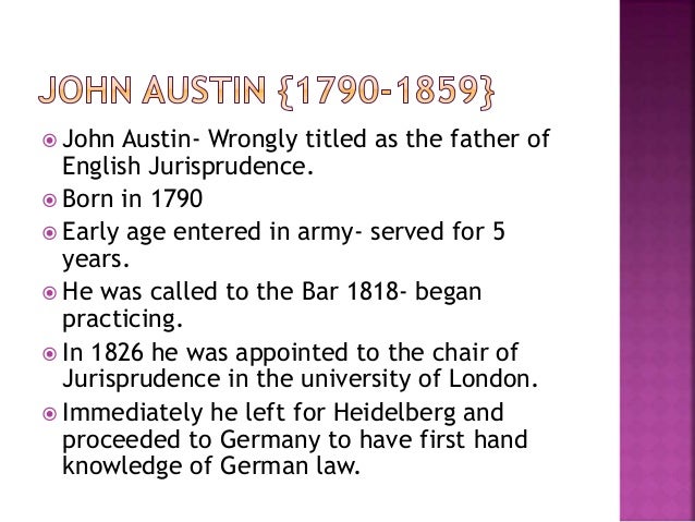 john austin and the concept of commands essay John austin's command theory is a concept of law that holds thatlaw is nothing more than a 'command' backed by threat, and is meantto be ubiquitous in its application. john austin and the concept of commands essay John austin's command theory is a concept of law that holds thatlaw is nothing more than a 'command' backed by threat, and is meantto be ubiquitous in its application.