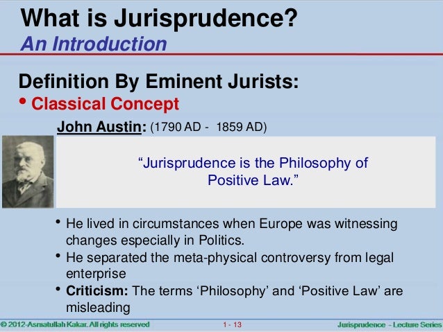 Jurisprudence ch.01 introduction