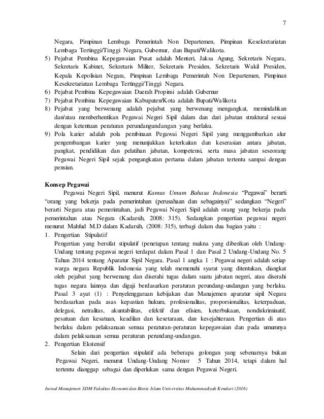 Pengangkata Pegawai Dalam Jabatan Struktural