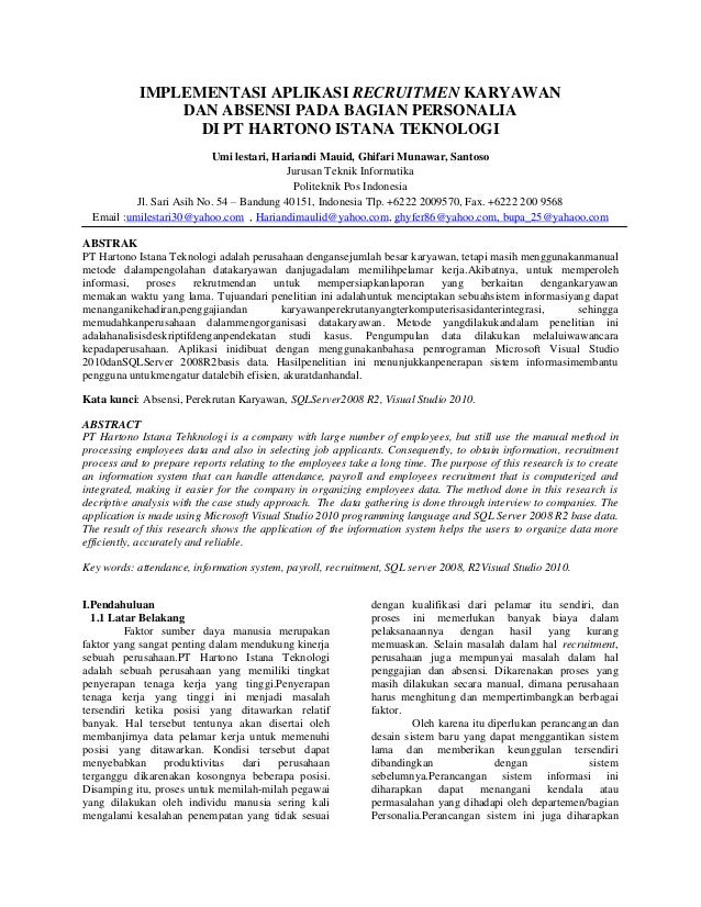 Jurnal Tugas Akhir