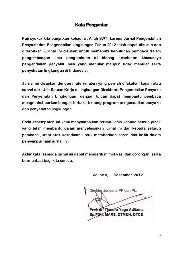 Jurnal Ditjen PP dan PL Kemenkes RI Tahun 2012