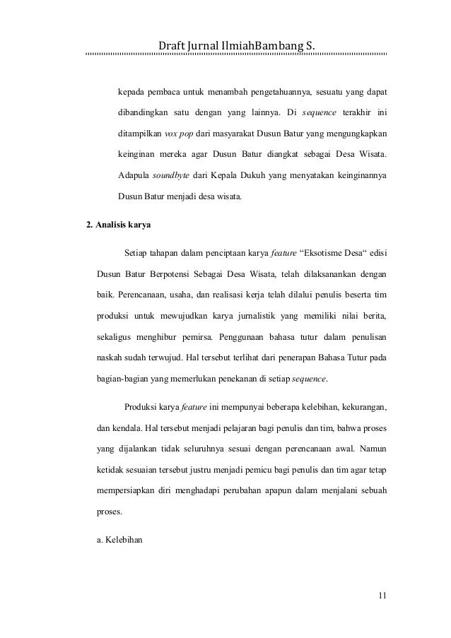 Contoh Jurnal Karya Ilmiah Bahasa Indonesia Ilmusosial Id