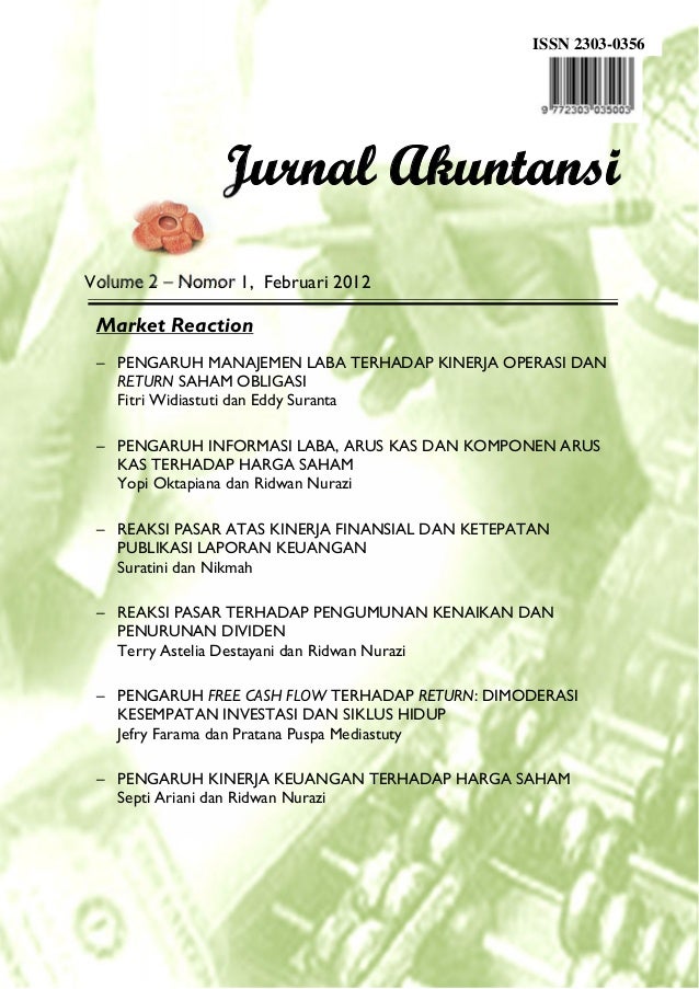 Jurnal Akuntansi Volume 2 Nomor 1 2 C Februari 2012