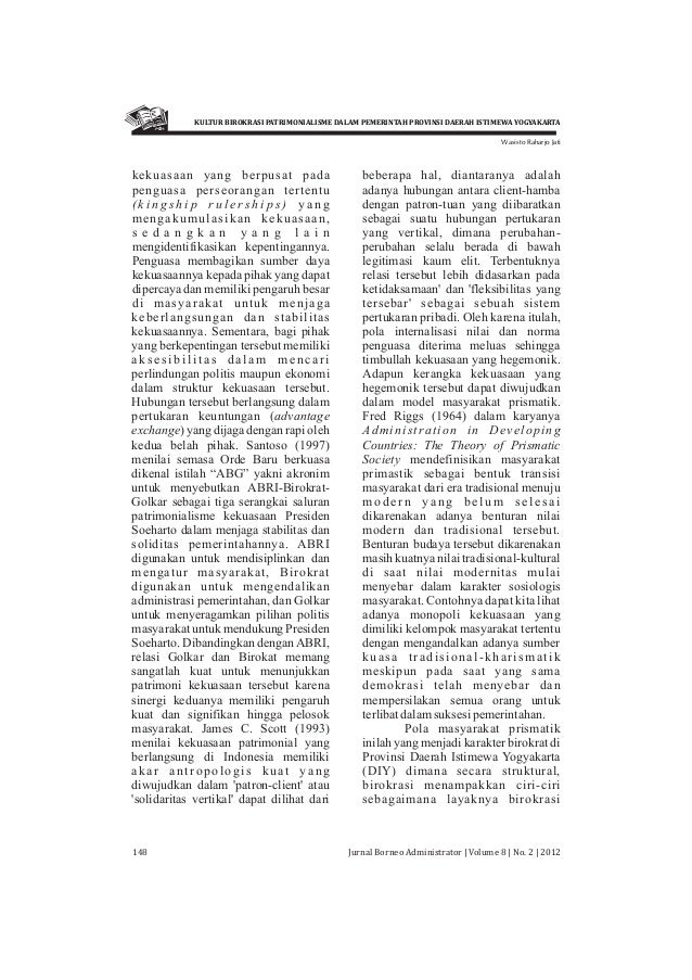 Jurnal Borneo Administrator, Vol. 8 No. 2 Tahun 2012