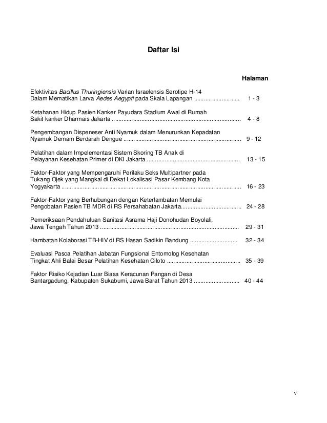Jurnal Ditjen PP dan PL Kemenkes RI Tahun 2013