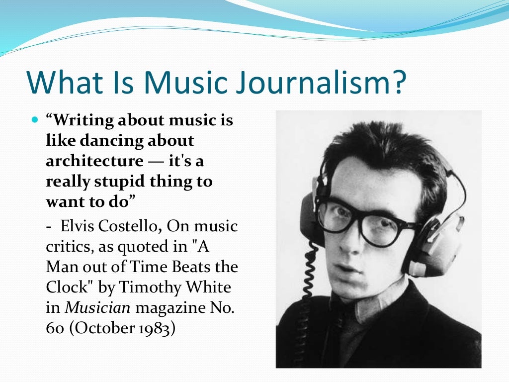 Jurnalisme musik & pelatihan menulis artikel