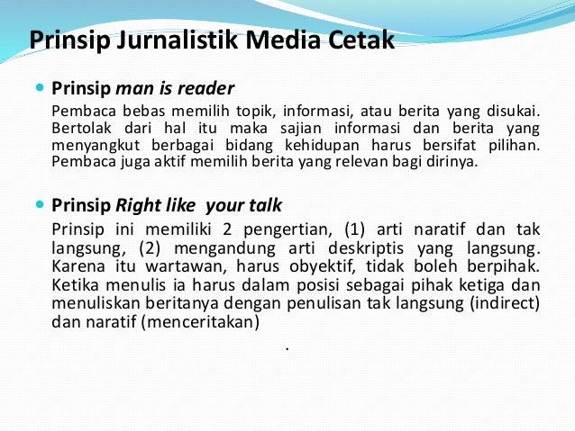 Jurnalistik Media Cetak