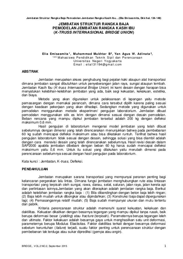 Jurnal Jembatan Rangka Baja