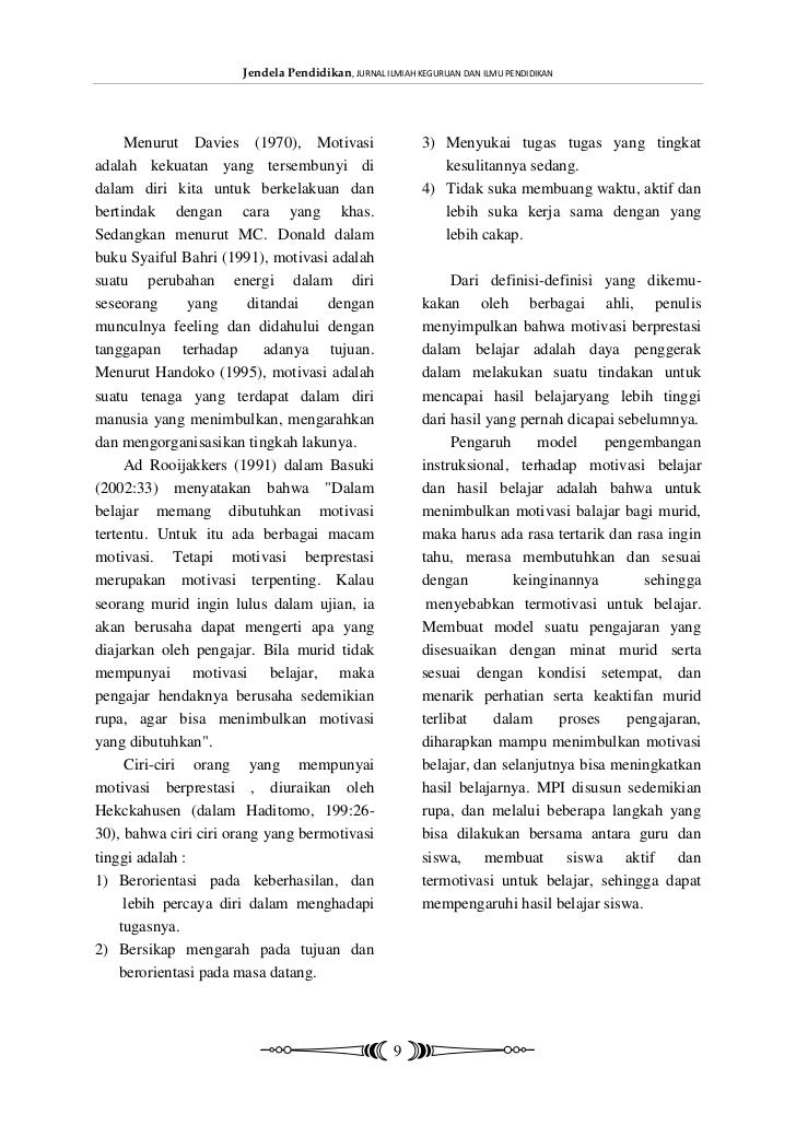 Jurnal lengkap ke blog