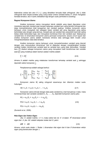 Perbandingan Metode Partial Least Square (PLS) dengan Regresi Komponen ...