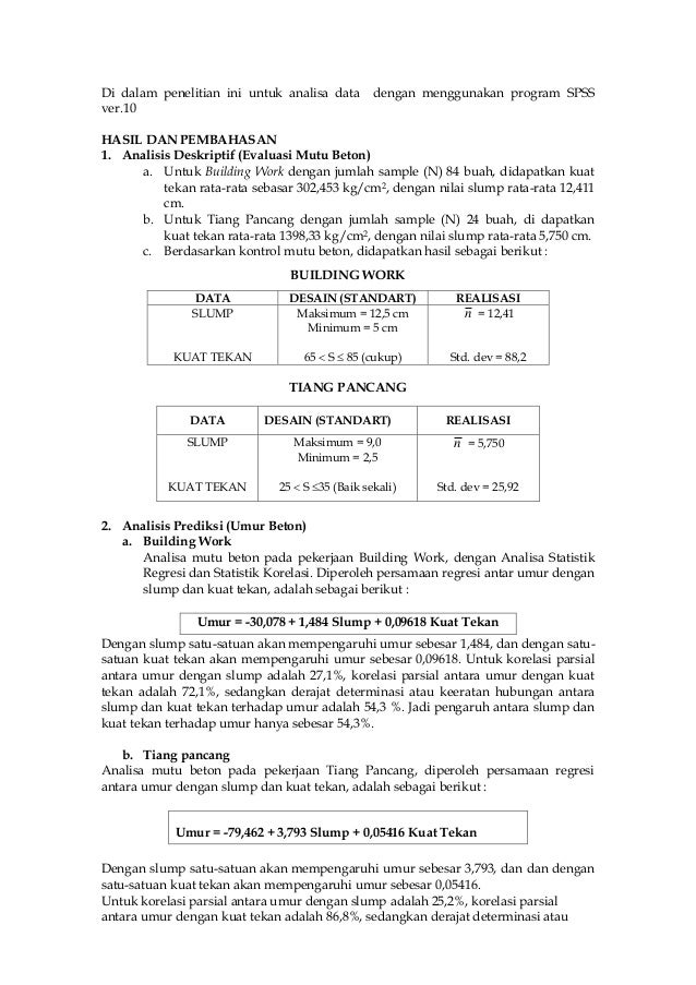 Kontrol Mutu Pelaksanaan Konstruksi Beton Berbasis ISO 