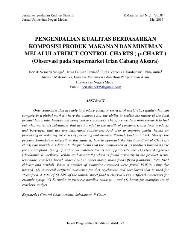 Jurnal Pengendalian Kualitas