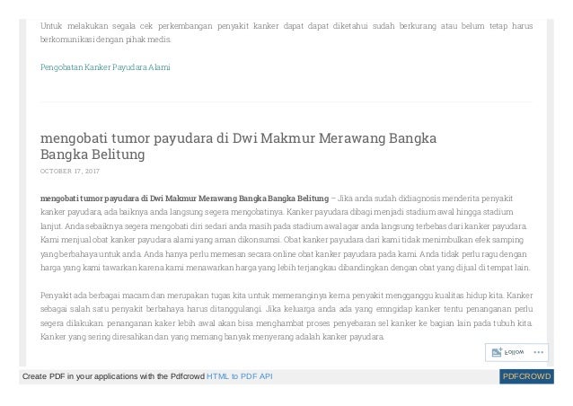 Karakteristik Insiden Kanker Payudara Pada Rsud Dr Achmad