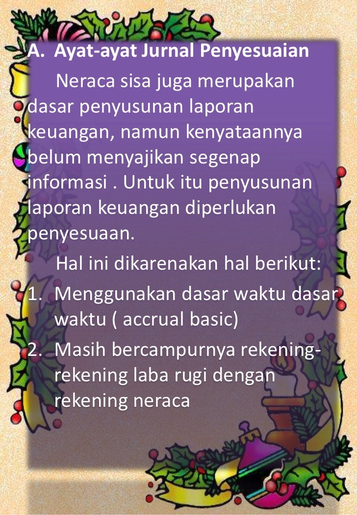 Jurnal penyesuaian