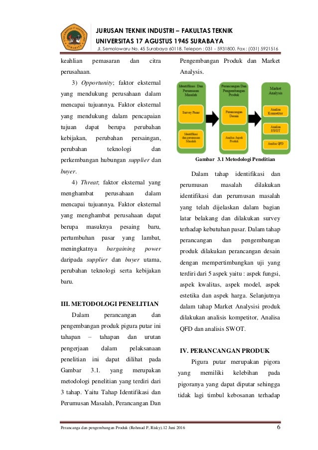 Jurnal Peracangan Dan Pengembangan Produk Pigura Putar Dengan Menggun