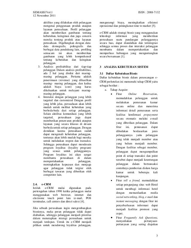 Perancangan E-Customer Relationship Managemenet Pada Perancangan E-Customer Relationship Managemenet Pada