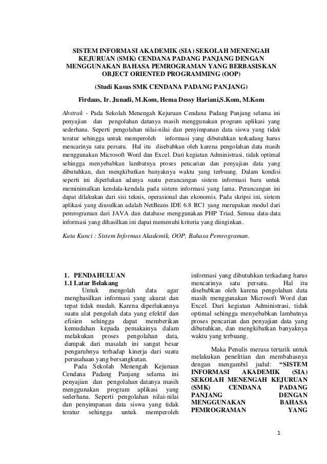 ➤ Contoh jurnal ta