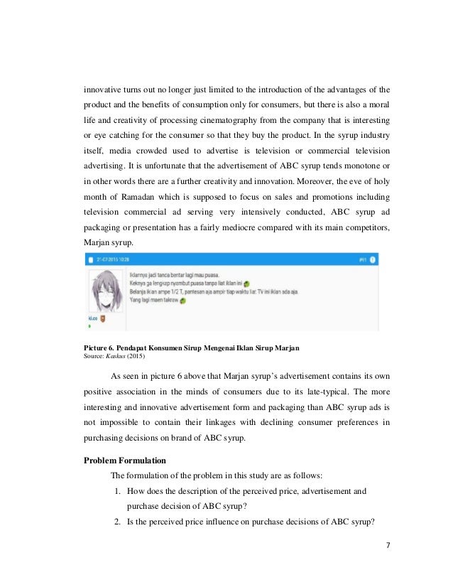 the influence of perceived price and advertisement on purchase decisi abc form 226