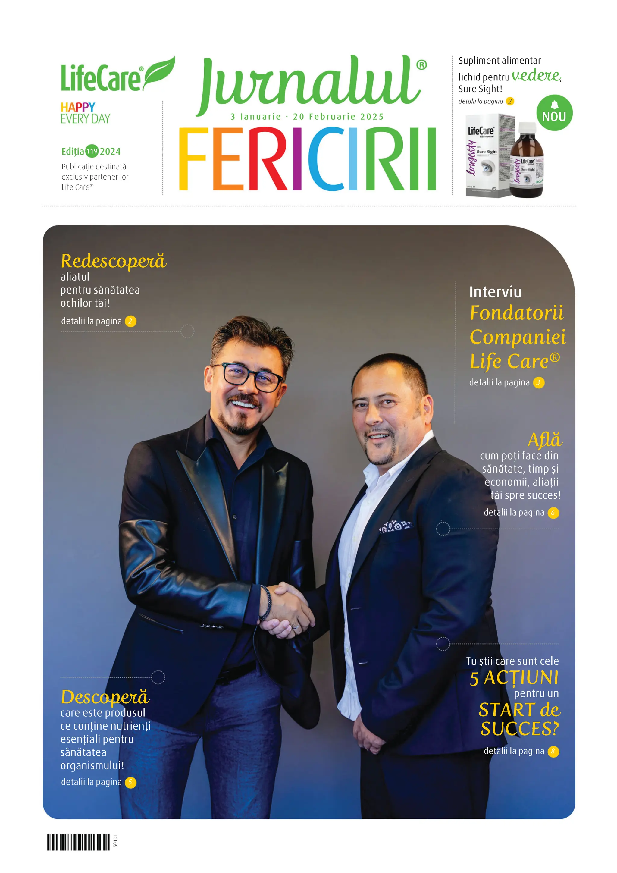 Jurnalul Fericirii Life Care Ianuarie 2025 PDF