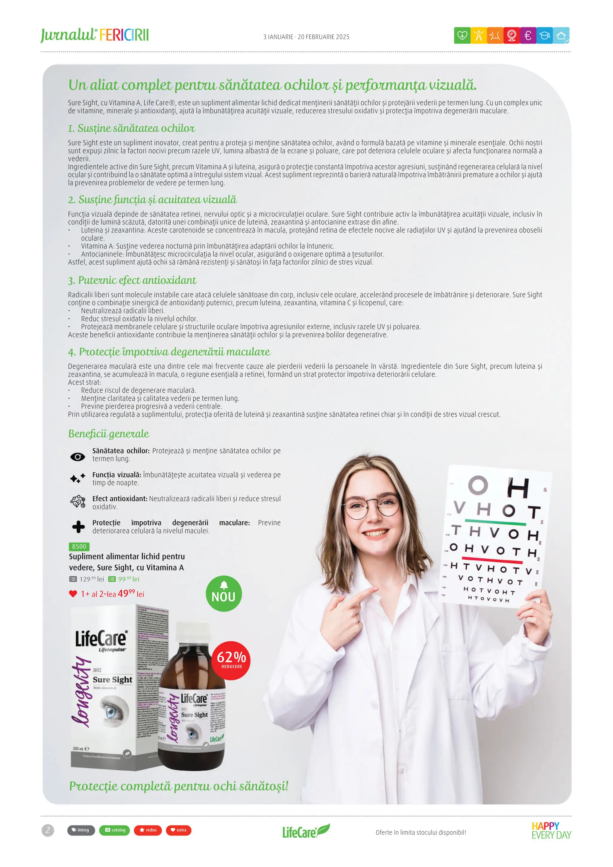 Jurnalul Fericirii Life Care Ianuarie 2025 PDF