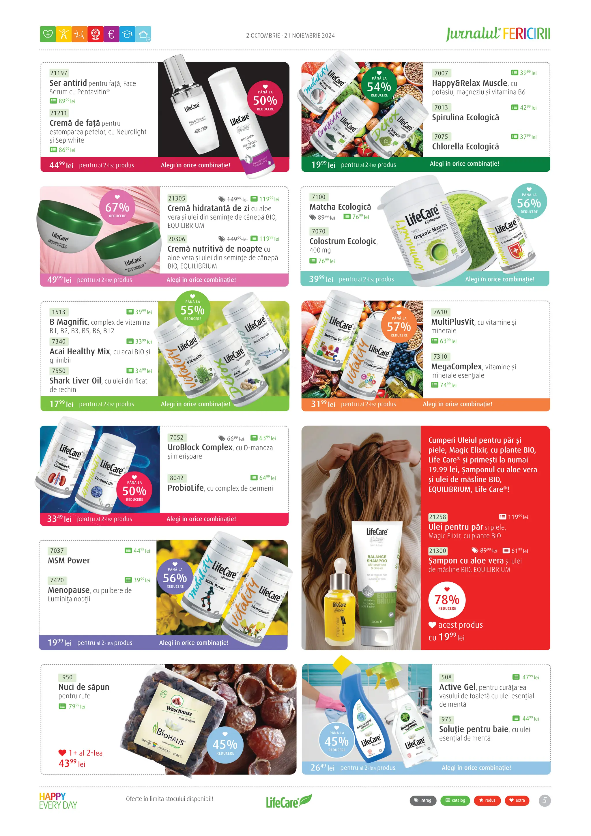 Jurnalul Fericirii Life Care Octombrie 2024 PDF