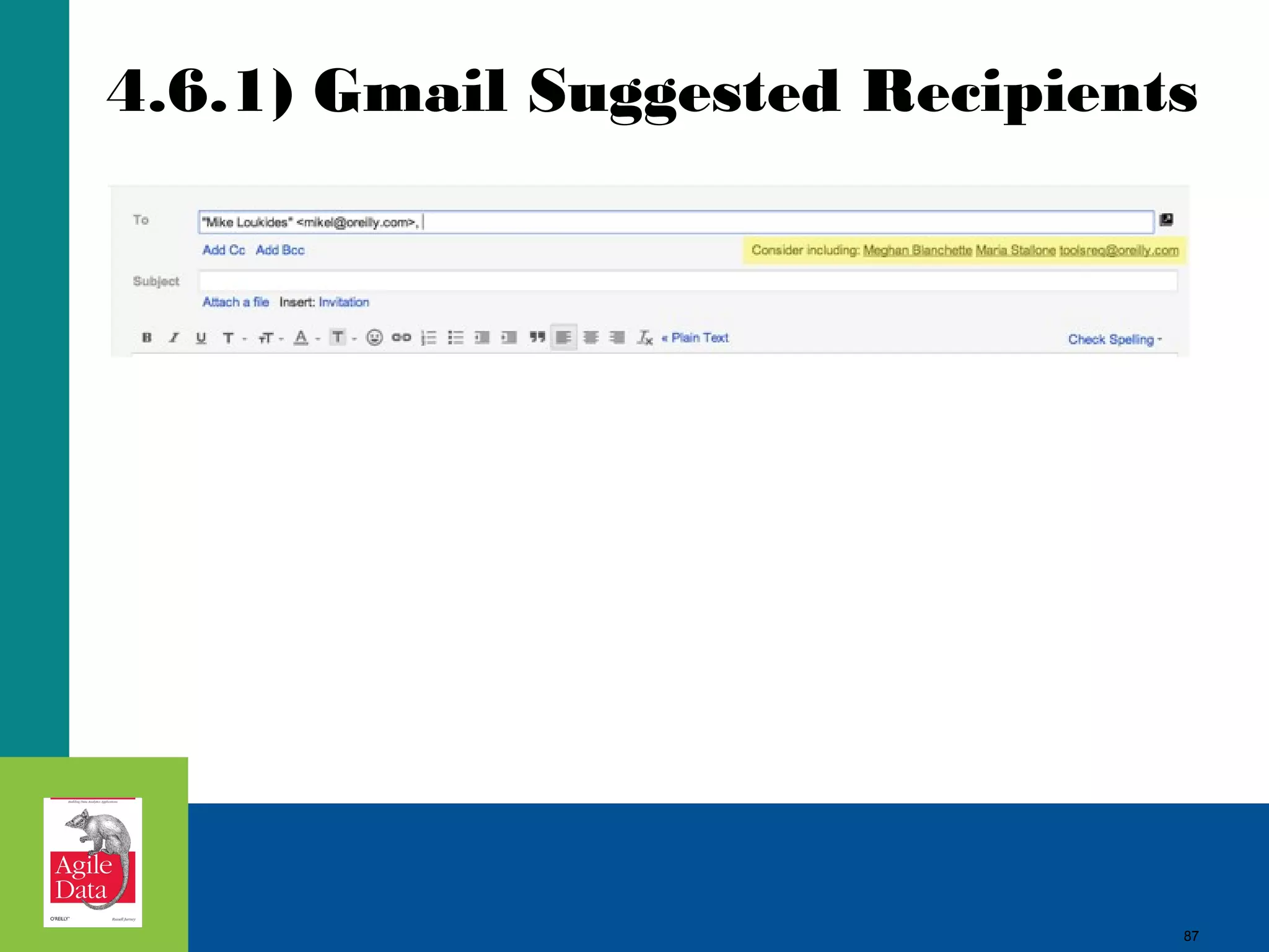 87
4.6.1) Gmail Suggested Recipients
87
 