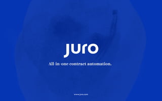 www.juro.com
All-in-one contract automation.
 