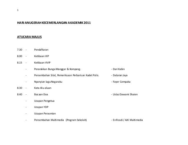 Juru Acara Hari Kecemerlangan 2013