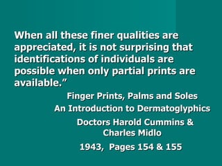 Friction Skin Identification | PPT
