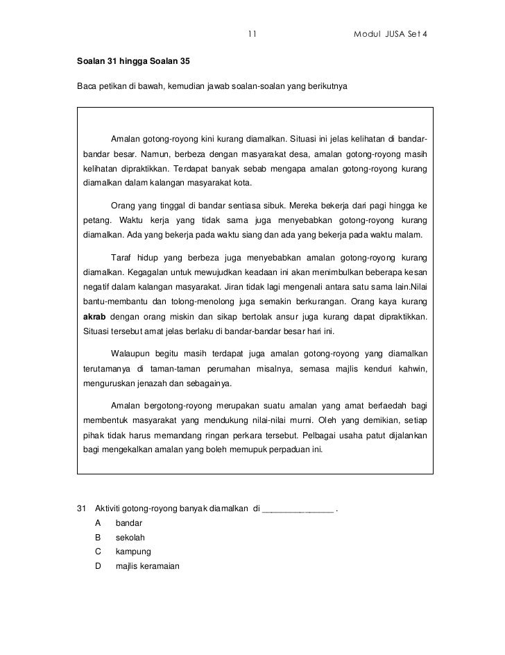 Bahasa Melayu kertas 1