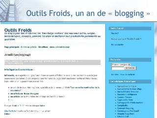 Outils Froids, un an de « blogging » 