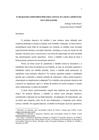 PDF) Capitulo XVI - Fenomenologia da Alienação no Trabalho